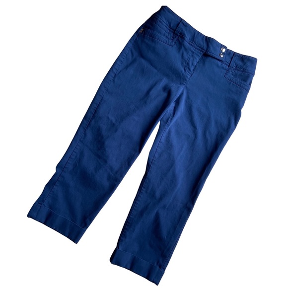 Style & Co. Blue Capris Size 6 - Picture 2 of 6